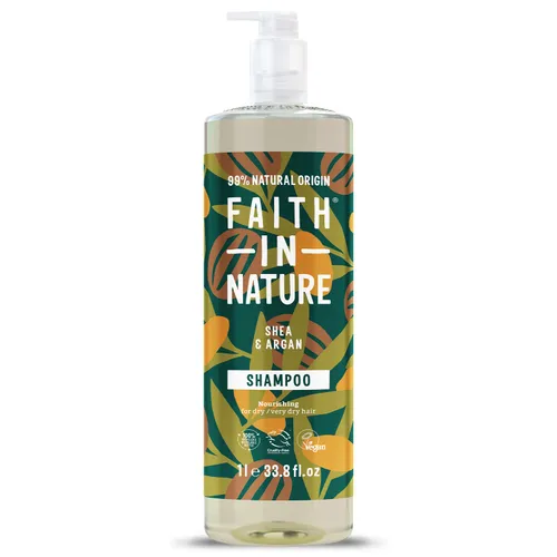 Faith In Nature 1L Natural Shea & Argan Shampoo