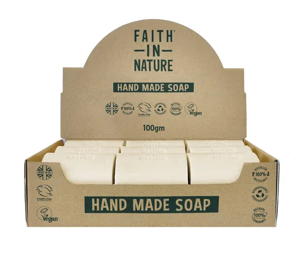 Faith In Nature Natural Coconut Hand Soap Bar Box Set