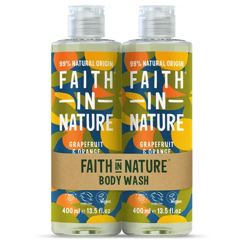Faith In Nature Natural Grapefruit & Orange Body Wash Set