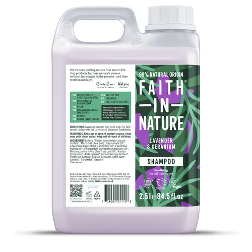 Faith In Nature Natural Lavender & Geranium Shampoo