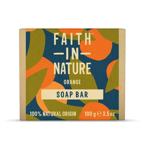 Faith In Nature Natural Orange Hand Soap Bar
