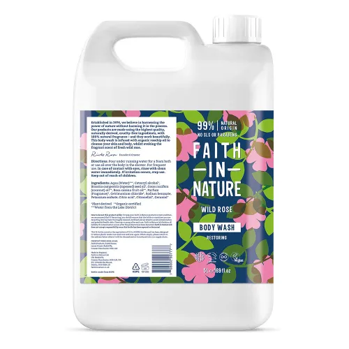 Faith In Nature Natural Wild Rose Body Wash