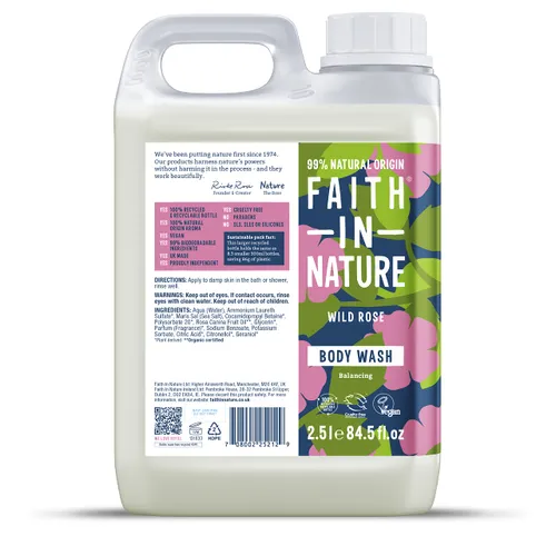 Faith In Nature Natural Wild Rose Body Wash