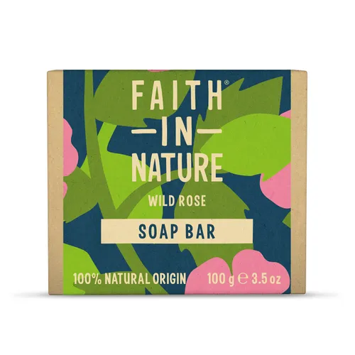 Faith In Nature Natural Wild Rose Hand Soap Bar