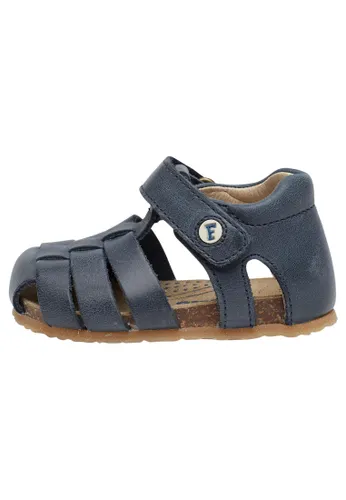 Falcotto Alby-Closed Toe Fisherman Leather Sandals Blue 19