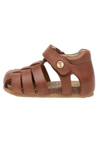 Falcotto Alby-Closed-Toe Fisherman Leather Sandals Brown 18