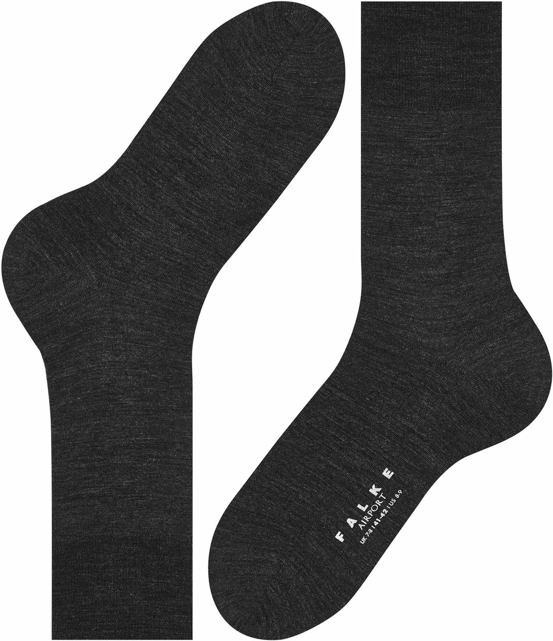 Falke Airport Sock Dark 3080 Dark Grey Grey