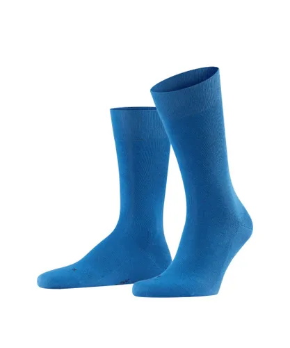 Falke London Mens Sock in Blue Fabric