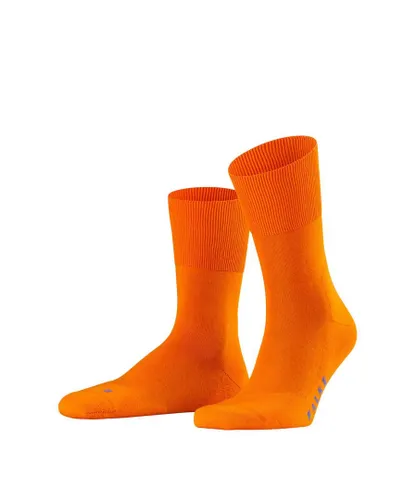 Falke Mens Run Socks in Bright Orange Fabric