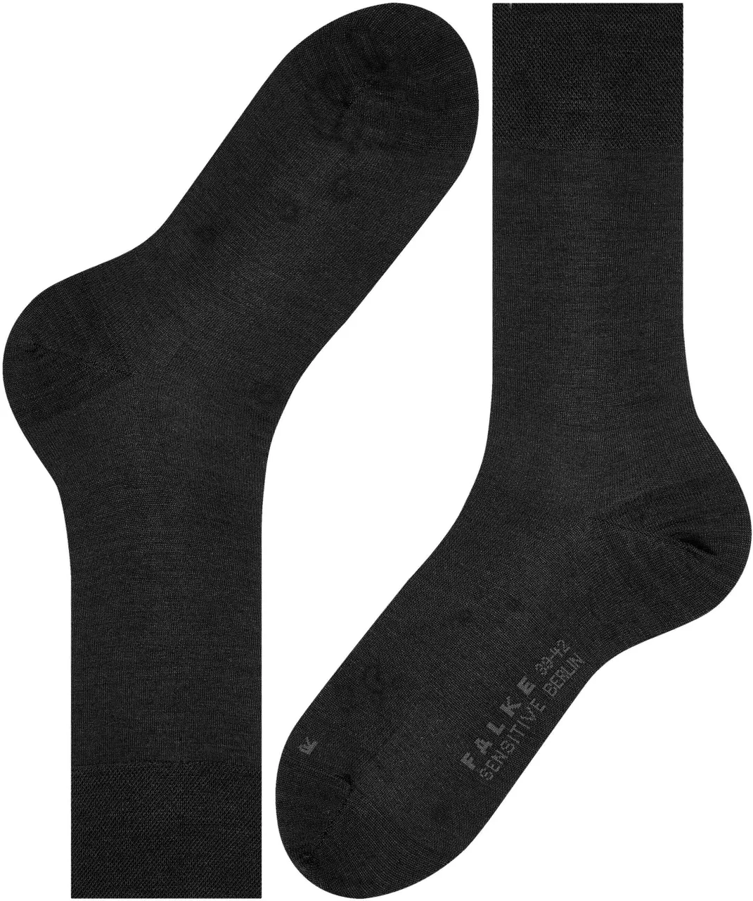 Falke Sock Sensitive Berlin Wool Blend Black