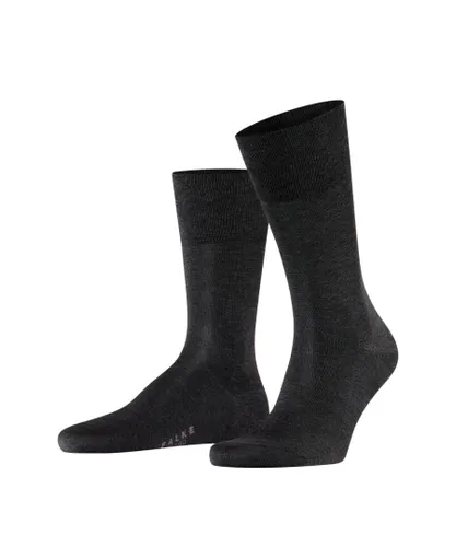 Falke Tiago Mens Sock in Dark Grey Fabric