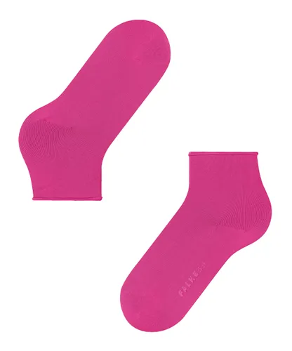 FALKE Women's Cotton Touch Short Socks Low Cut Black White