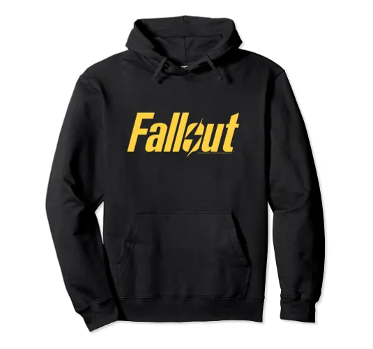 Fallout TV Series Yellow Lightning Logo Pullover Hoodie