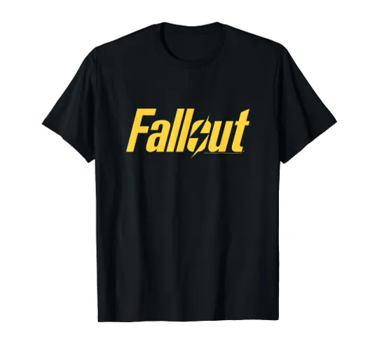 Fallout TV Series Yellow Lightning Logo T-Shirt