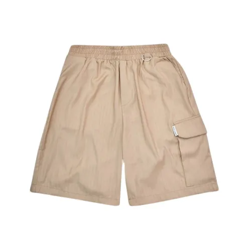 Family First , Cargo Beige Shorts ,Brown male, Sizes: