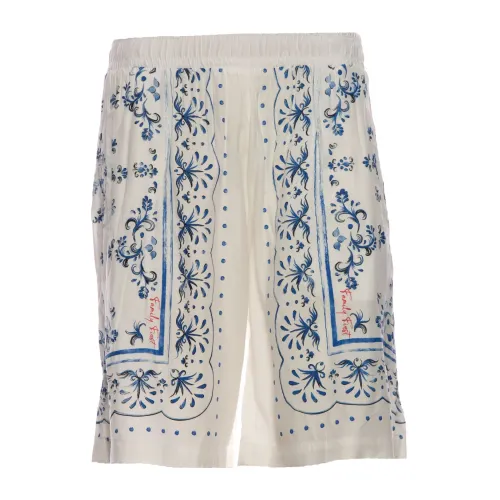 Family First , Pantaloncini Family First Short Sicily White ,White male, Sizes: