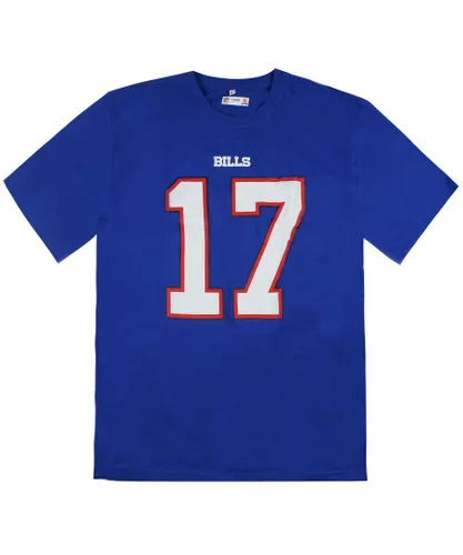 Fanatics Buffalo Bills Joshua Allen Mens T-Shirt - Blue Cotton