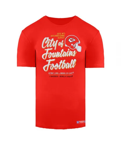 Fanatics Childrens Unisex NFL Team Apparel Short Sleeve Crew Neck Red Juniors T-Shirt MKC2072RE Cotton