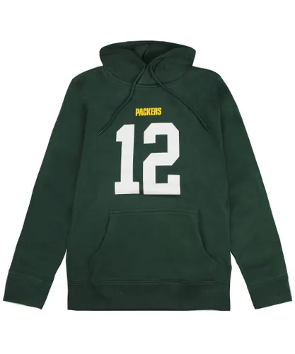 Fanatics Green Bay Packers Aaron Rodgers Mens Hoodie Cotton