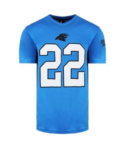 Fanatics Mens NFL Carolina Panthers Christian McCaffrey T-Shirt - Blue