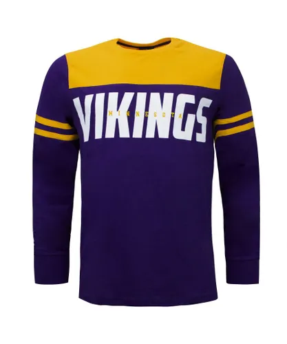 Fanatics Minnesota Vikings Mens Top - Purple Cotton