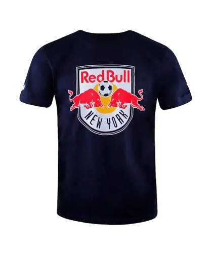 Fanatics MLS New York Red Bull Mens T-Shirt - Navy Cotton