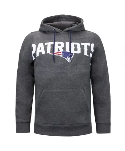 Fanatics New England Patriots Mens Hoodie - Grey Cotton