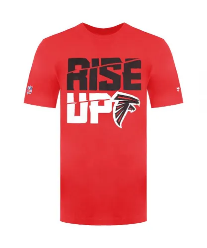 Fanatics NFL Atlanta Falcons Rise Up Mens Red T-Shirt Cotton