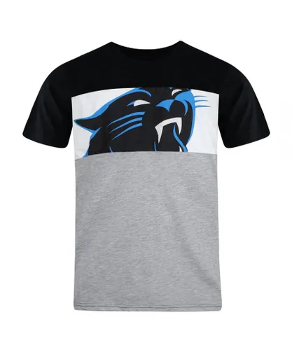 Fanatics NFL Carolina Panthers Mens Pannelled T-Shirt - Multicolour Cotton