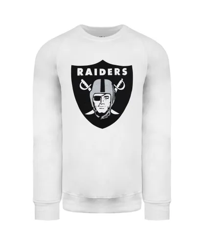 Fanatics NFL Las Vegas Raiders Mens Sweater - White Cotton
