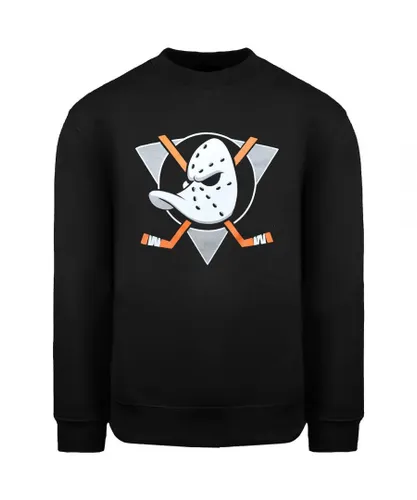 Fanatics NHL Anaheim Ducks Mens Sweater - Black cotton