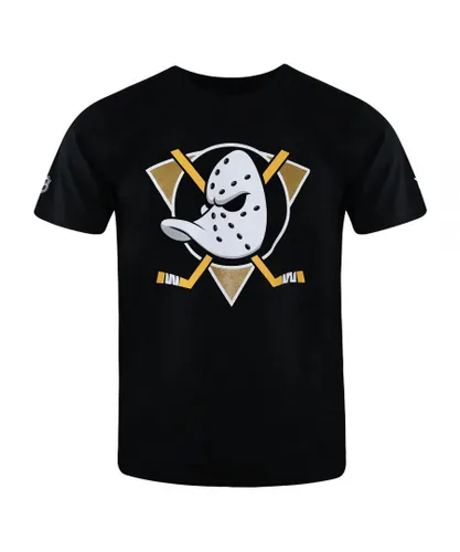 Fanatics NHL Anaheim Ducks Mens T-Shirt - Black Cotton