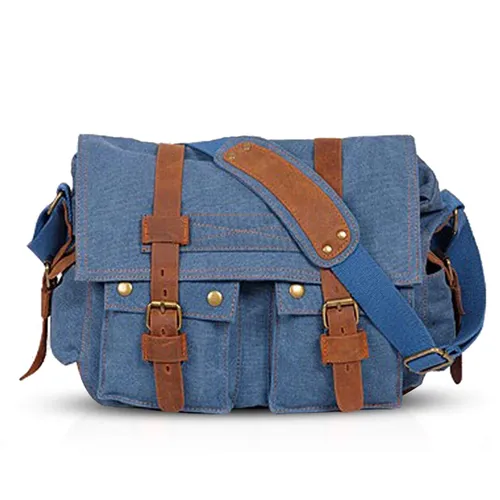 FANDARE Retro Shoulder Bags Messenger Bag 14 Inch Laptop
