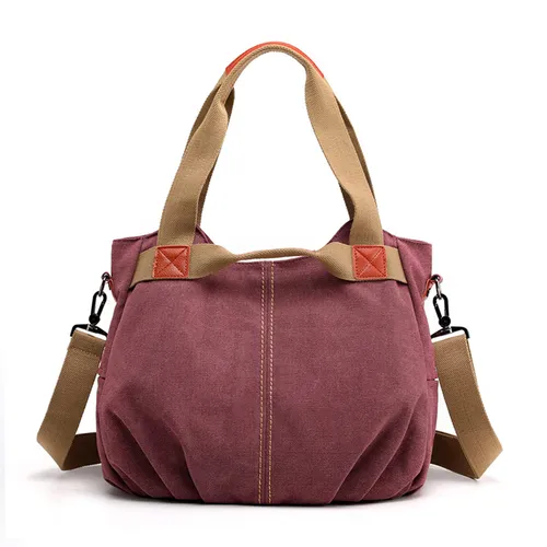 FANDARE Women's Handbag Canvas Tote Bag Purse Handbag for