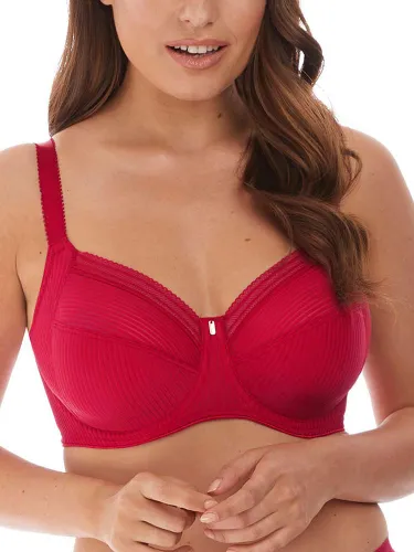 Fantasie Fusion Full Cup Side Support Bra Red Red