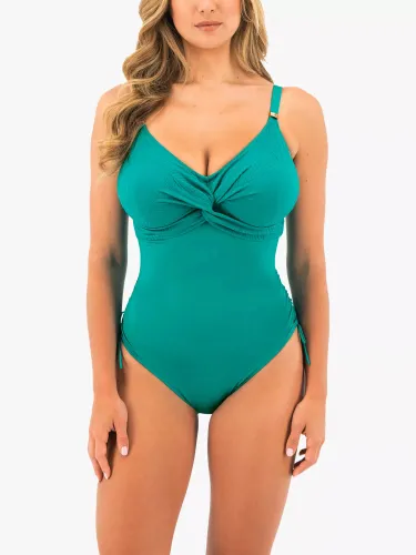 Fantasie Ottawa Twist Front Swimsuit - Bright Jade - Female