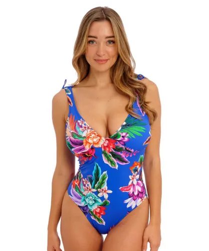 Fantasie Womens 501939 Halkidiki Plunge Swimsuit - Multicolour Elastane