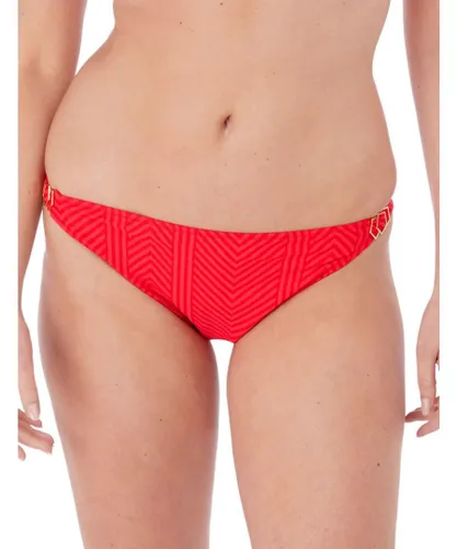 Fantasie Womens 6905 Long Island Bikini Brief - Red Elastane