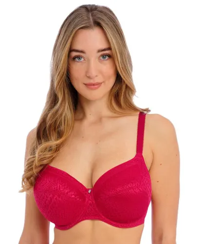 Fantasie Womens 6911 Envisage Full Cup Side Support Bra - Red Polyamide
