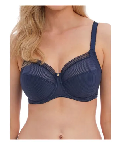 Fantasie Womens Fusion Full Cup Side Support Bra - Blue Polyamide