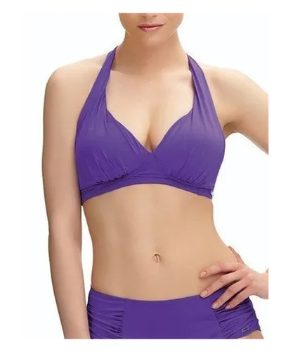 Fantasie Womens Los Cabos Halterneck Bikini Top - Purple Polyamide
