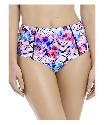 Fantasie Womens Malundi High Bikini Brief - Multicolour Nylon