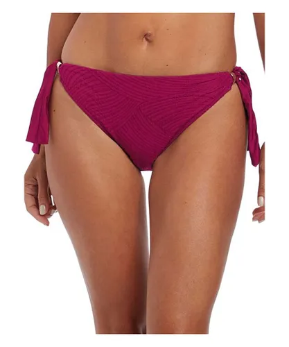 Fantasie Womens Ottawa Tie Side Bikini Brief - Purple Polyamide