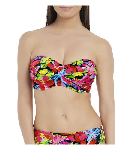 Fantasie Womens Santa Barbara Strapless Multiway Bikini Top - Multicolour Nylon