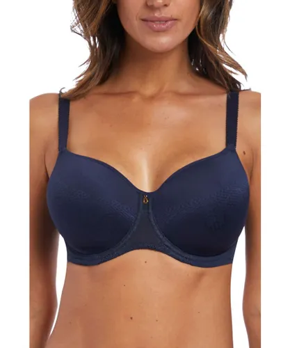 Fantasie Womens Twilight Underwired Rebecca Moulded Spacer Full Cup Bra - Envy - Blue Nylon