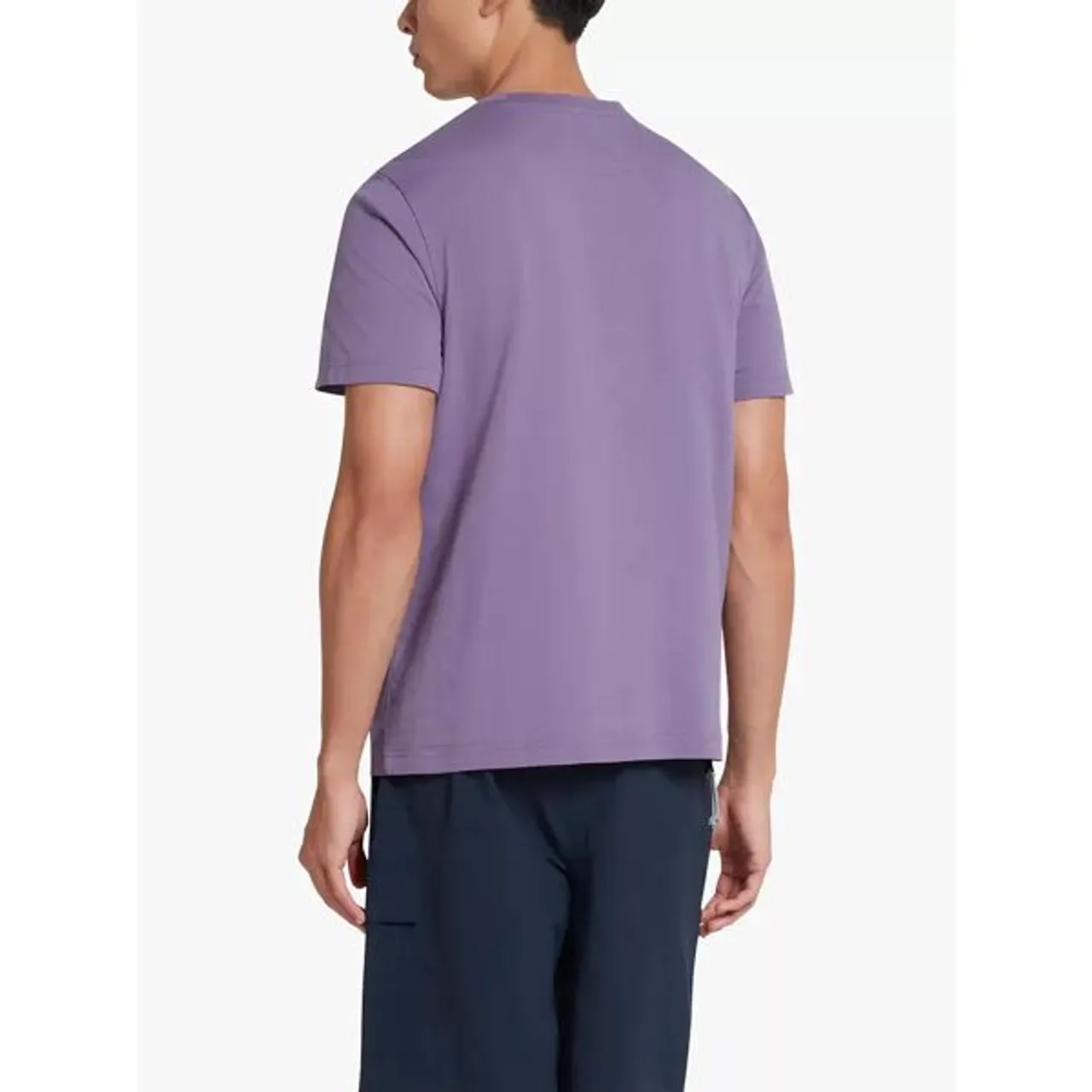 Farah Danny Regular Fit Organic Cotton T-Shirt - Slate Purple - Male