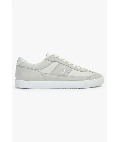 Farah Footwear Mens Off White 'Stanton' Casual Lace Up Trainers