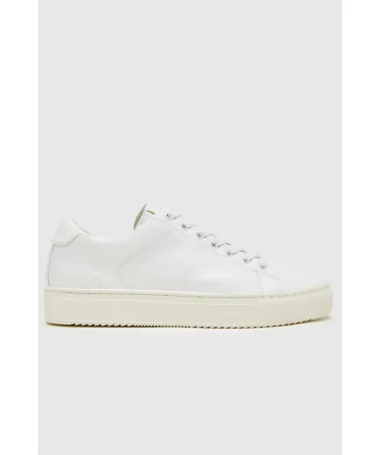 Farah Footwear Mens White 'Damon' Casual Lace Up Trainers