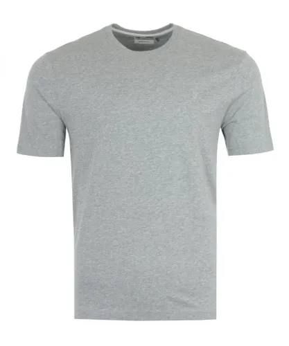 Farah Mens Eddie Organic Cotton T-Shirt in Grey