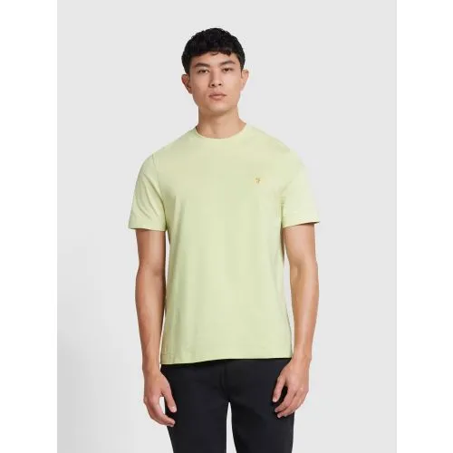 Farah Mens Lime Green Regular Fit Danny T-Shirt